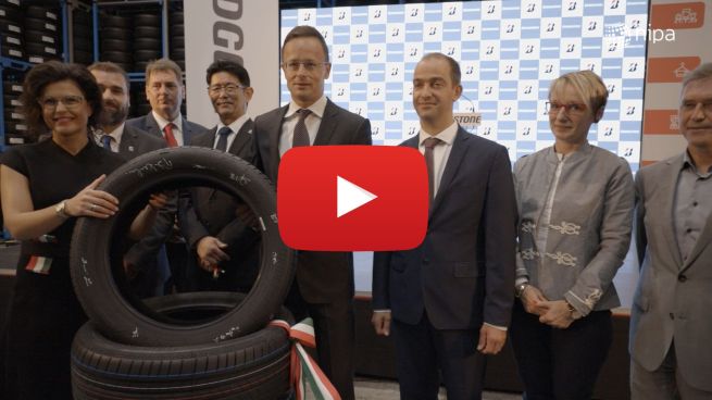 AI-based production further expands in Bridgestone’s unit in Tatabánya - VIDEO REPORT